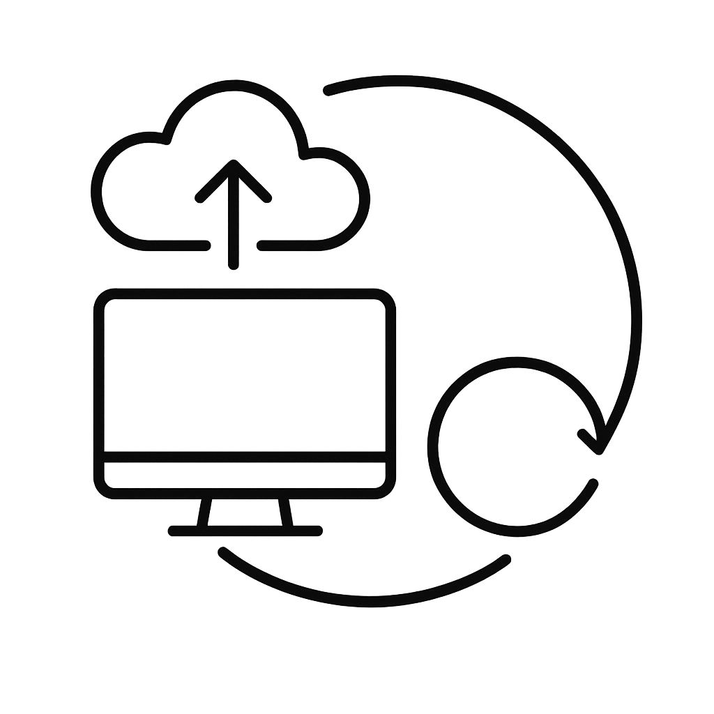 IT specialist reviewing backup and recovery readiness to protect business data